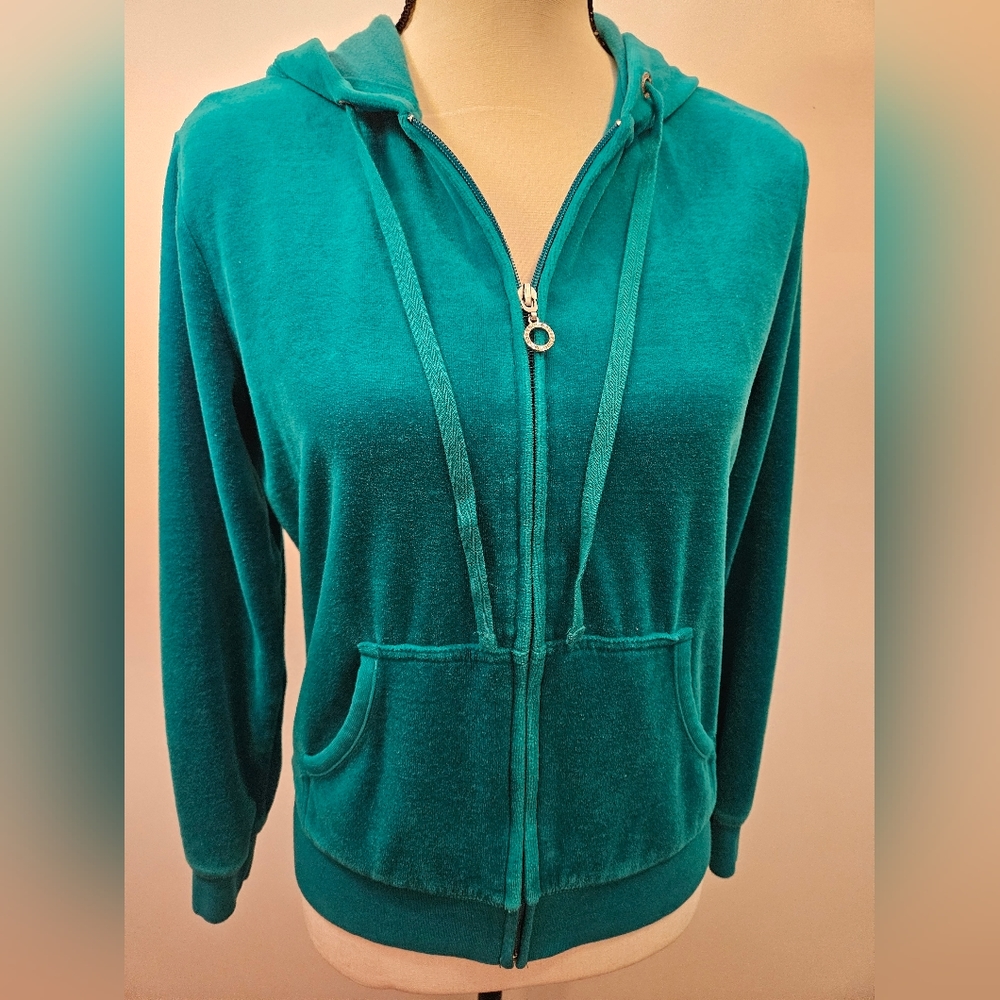 New York & Company Women's Hooded Full Zip Jacket Size M #W-373 - Picture 6 of 10